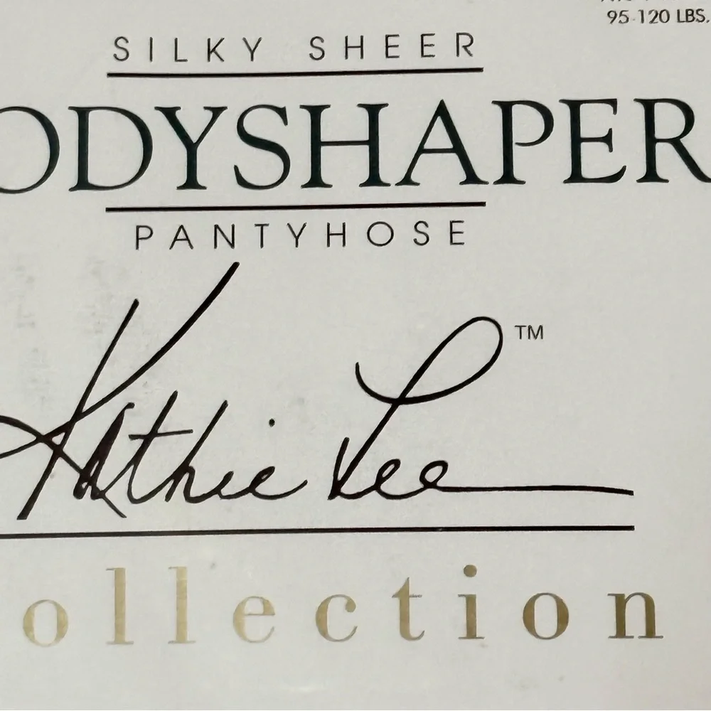 Bodyshaper Kathie Lee Silky Sheer Bodyshaper Pantyhose Ivory Small/Medium